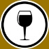 logo stilizzato bicchiere di vino
